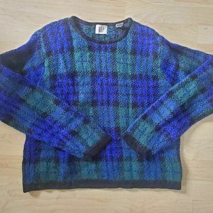 GAP Plaid Sweater Vintage